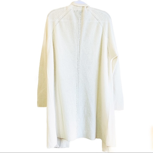 SOLD Repeat Cashmere Longline 100% Cotton Knit Cardigan - Picture 3 of 7